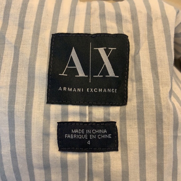 Armani Exchange A/X Tan Blazer Size 4 - Picture 8 of 12